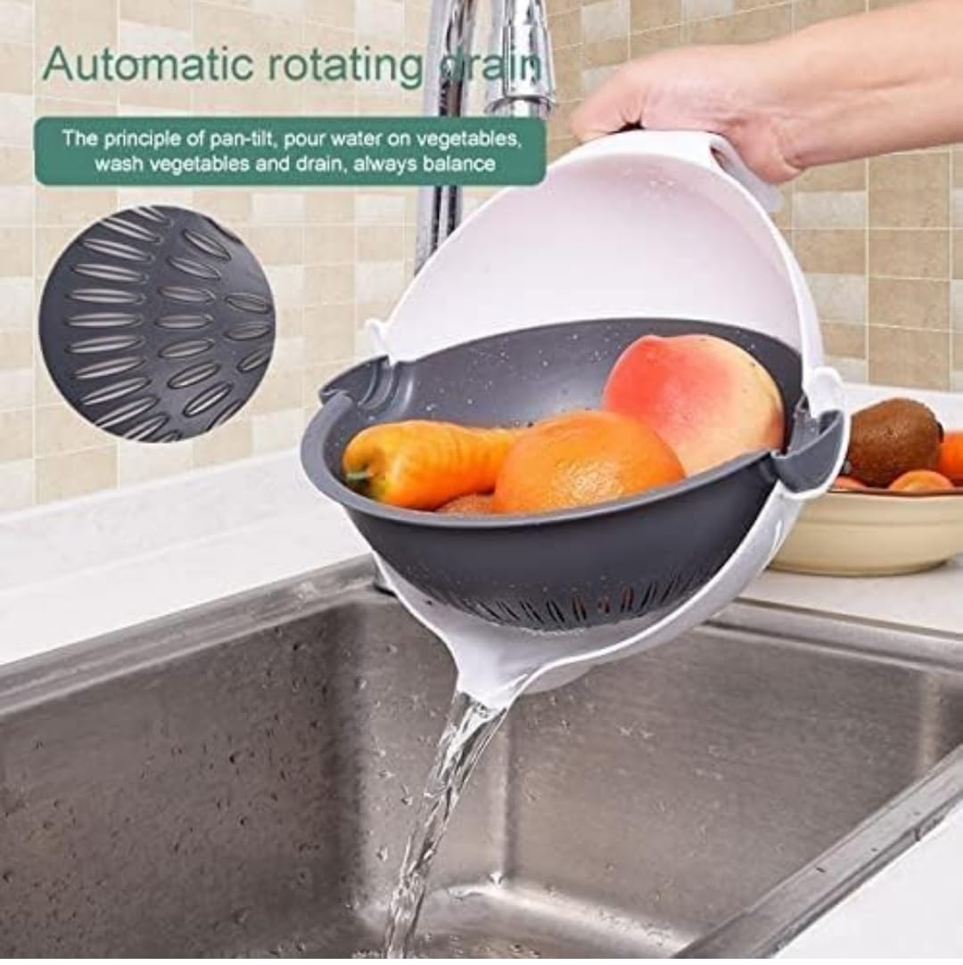 MULTIFUNCTIONAL VEGETABLE CUTTER WITH DRAIN BASKET