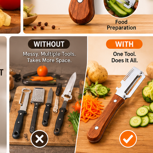 2 in 1 Multifunctional Vegetable Peeler