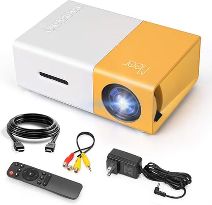 Meer YG300 Mini Portable Projector - 1080P Supported Cinema