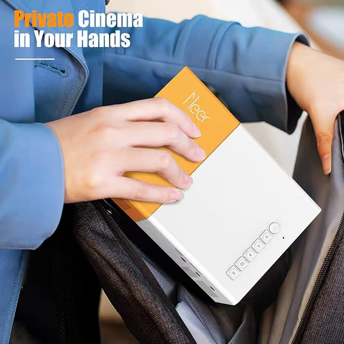 Meer YG300 Mini Portable Projector - 1080P Supported Cinema