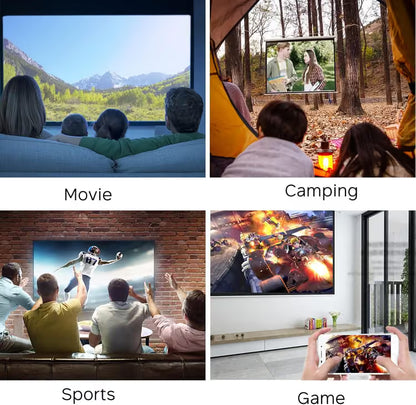 Meer YG300 Mini Portable Projector - 1080P Supported Cinema